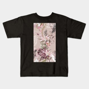 Leopard Floral Celestes Studio© Kids T-Shirt